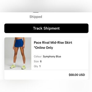 Pace rival skirt